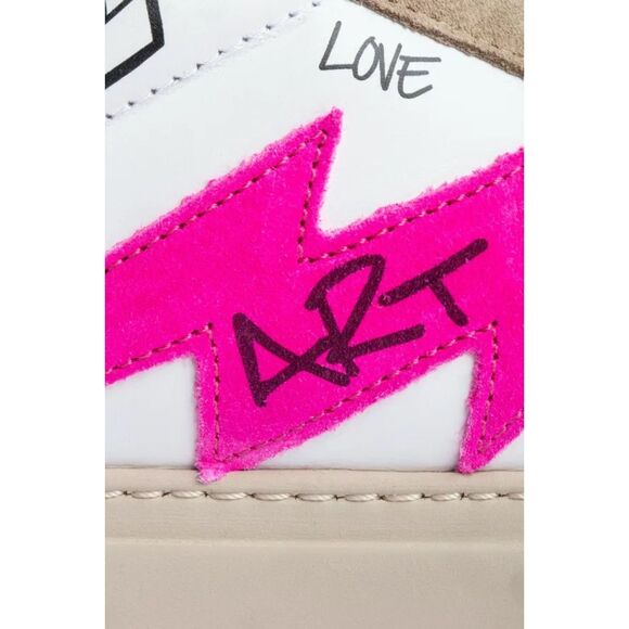 NIB Zadig & Voltaire Charms Print Sneaker in Paradise size 39 - Picture 5 of 13